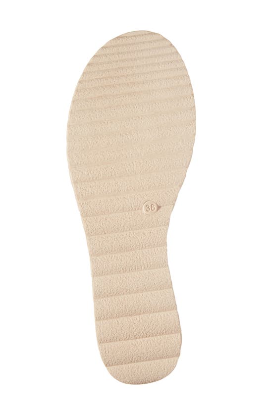 Cordani Britta Espadrille Platform Wedge Slide Sandal In Jeans Suede
