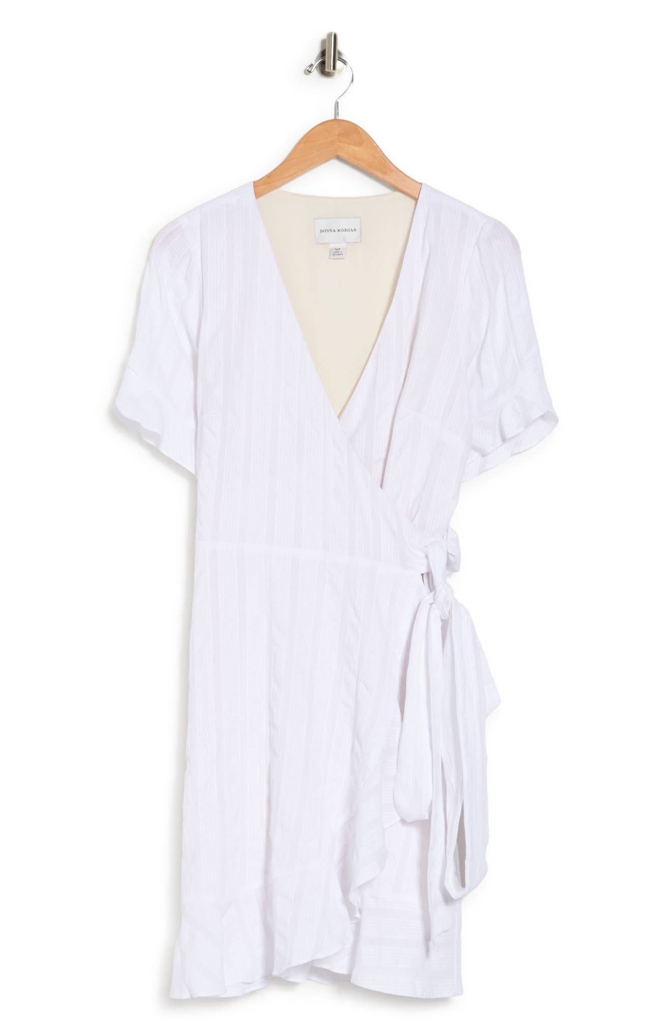 donna morgan wrap dress