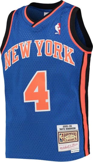 Youth Mitchell & Ness Nate Robinson Blue New York Knicks 2005/06 Hardwood Classics Swingman Jersey