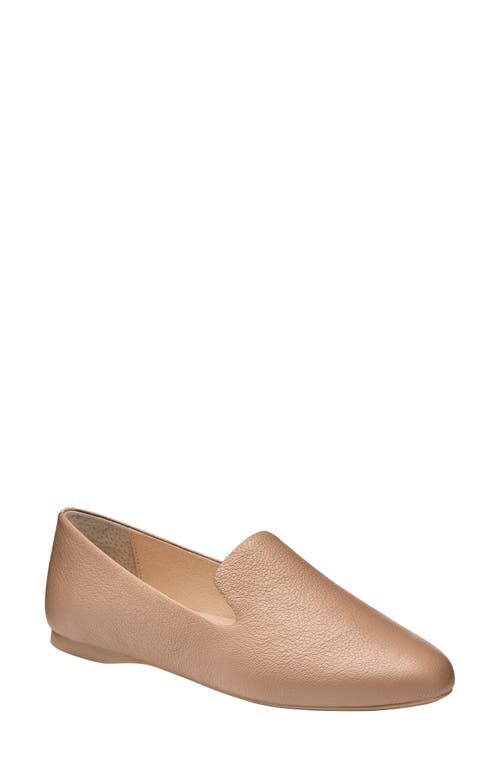 Starling Leather Flat in Taupe Leather