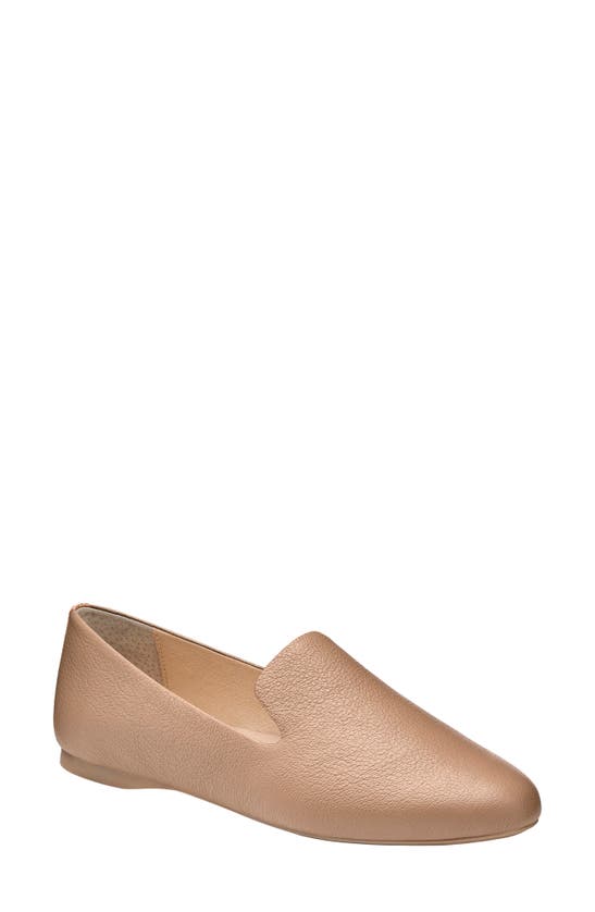 Shop Birdies Starling Leather Flat In Taupe Leather
