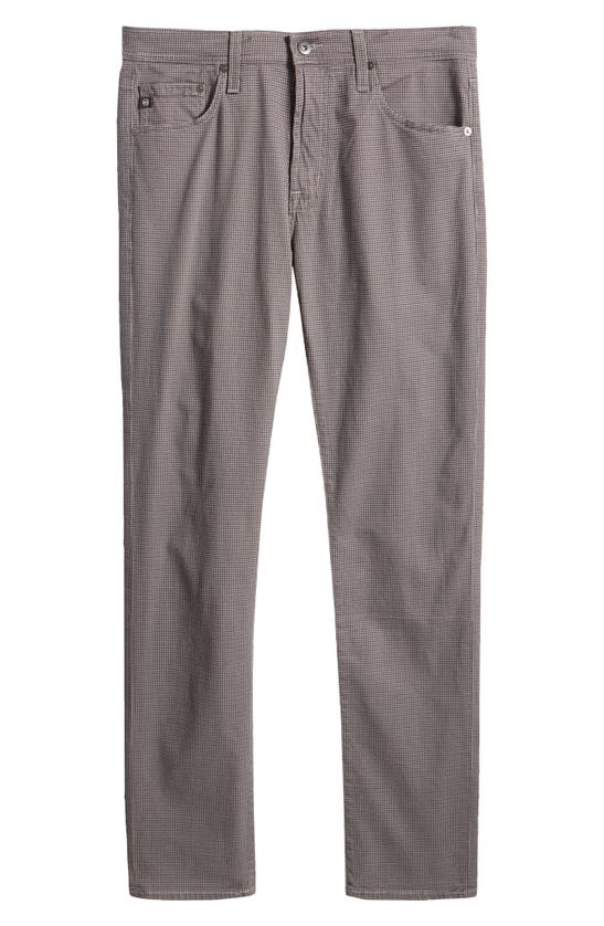 Shop Ag Tellis Grid Slim Fit Pants In Saunter Blue Multi