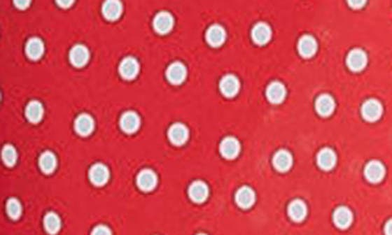 River Island Polka Dot Button Front Midi Dress in Red | Smart Closet
