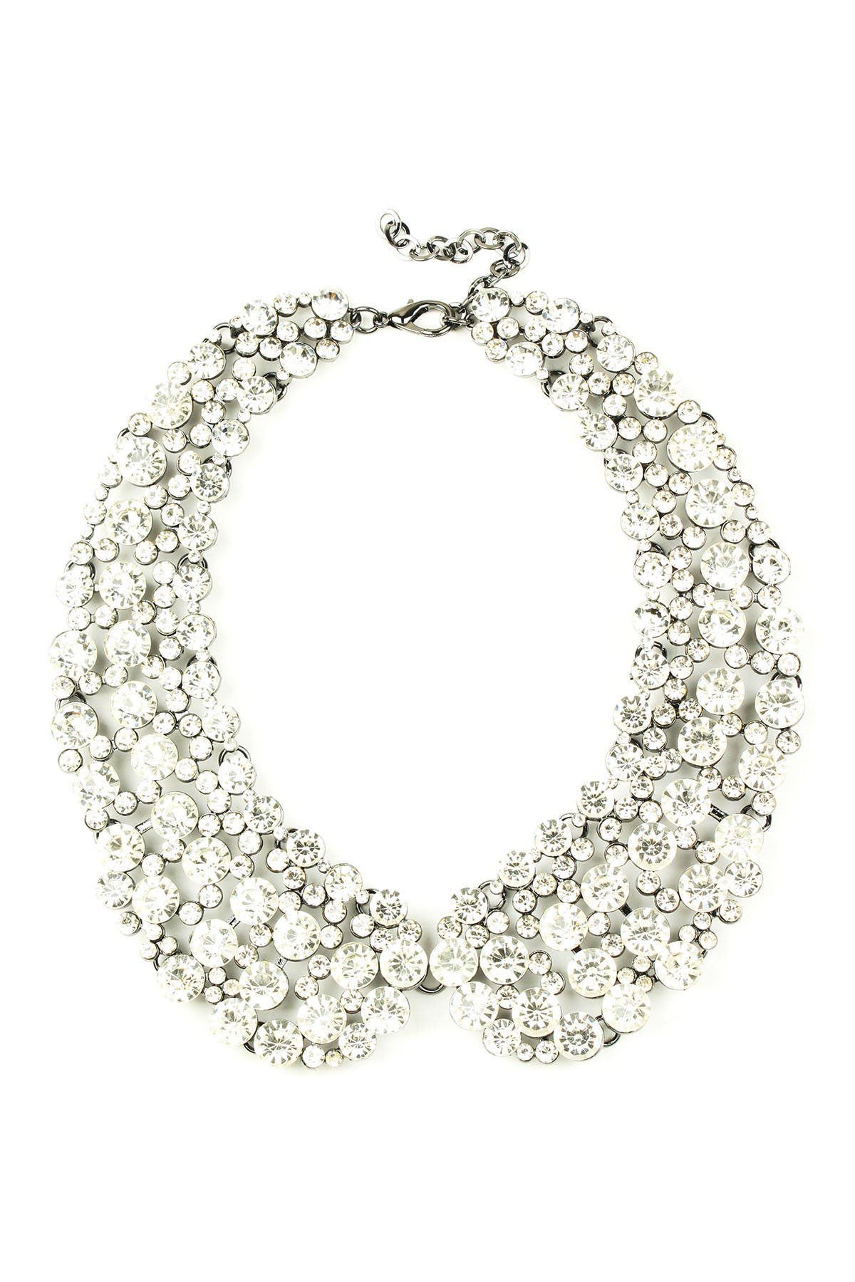 Eye Candy Los Angeles | Diana Crystal Cluster Collar Necklace ...