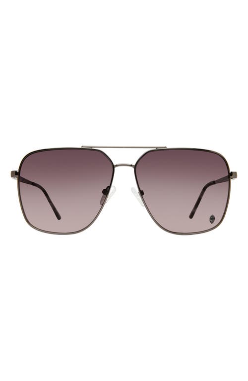 KURT GEIGER KURT GEIGER LONDON 61MM GRADIENT NAVIGATOR SUNGLASSES 