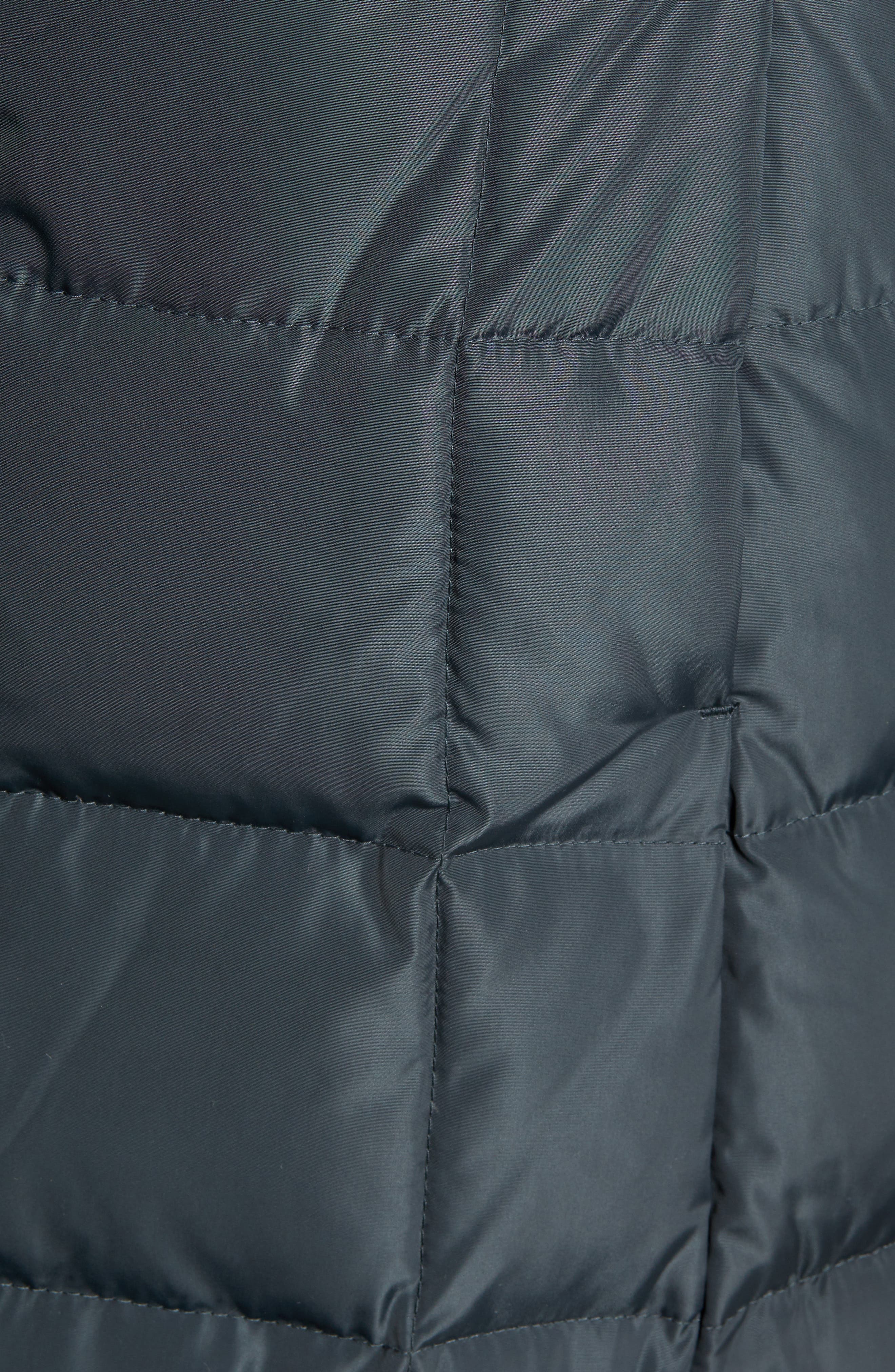 COLE HAAN SIGNATURE | Puffer Zip Bib Insert Hooded Down Jacket ...