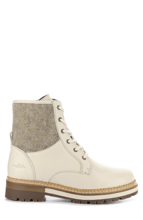 Shop Bos. & Co. Astra Waterproof Boot In Cream/zeno