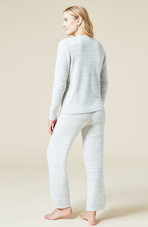 Softies Heather Marshmallow Crew Neck Lounge Set In Heather Grey