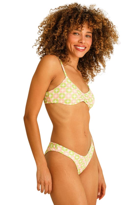 Dippin Daisys Taylor Cheeky Swim Bikini Bottom In Retro Pop