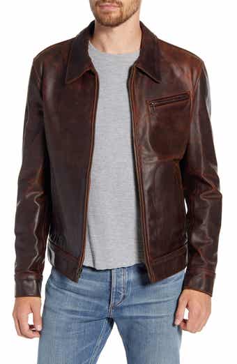 lightweight leather jackets for men