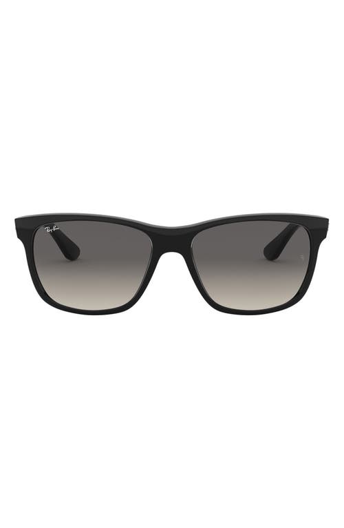 Shop Ray Ban Ray-ban 'wayfarer' 58mm Aviator Sunglasses In Black/grey Gradient