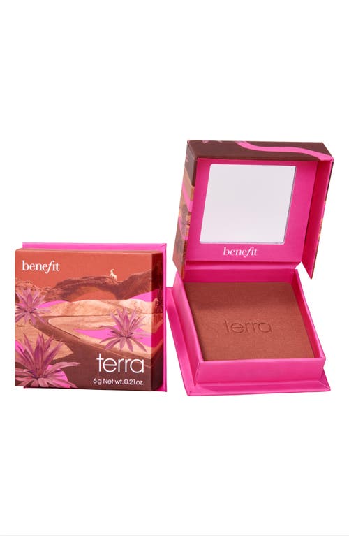 Benefit Cosmetics WANDERful World Silky Soft Powder Blush in Terra at Nordstrom, Size 0.2 Oz