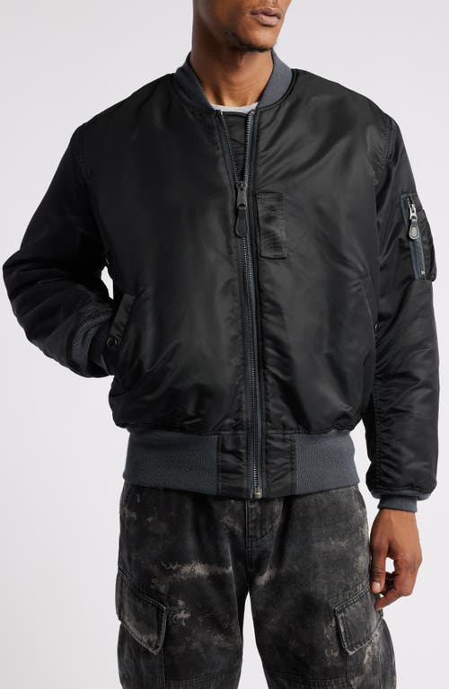 Shop Alpha Industries 1960s Ma-1 Flight Jacket In Black