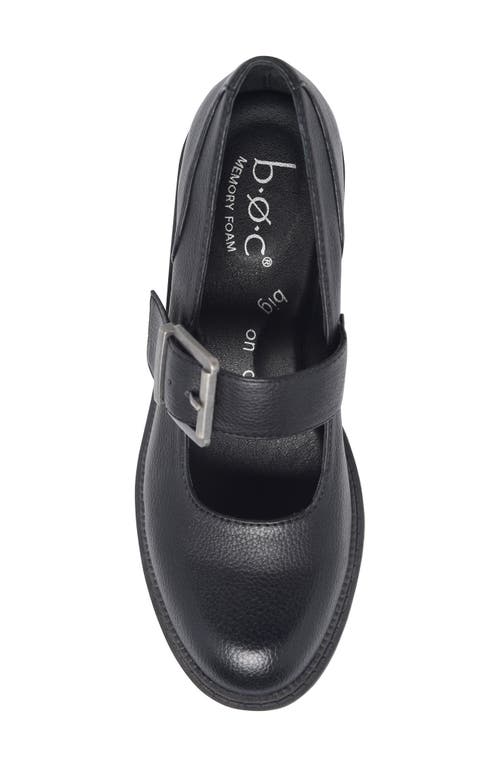 B O C Maira Platform Mary Jane In Black Box
