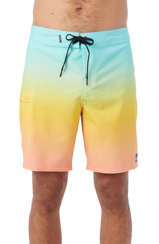 O'neill Hyperfreak Heat Fade Board Shorts In Multi Colored