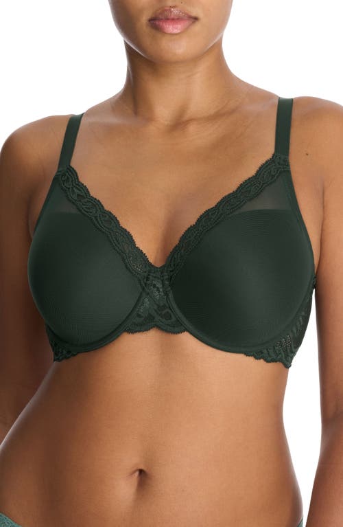 Natori Feathers Full Figure Underwire Bra in Dark Forest 