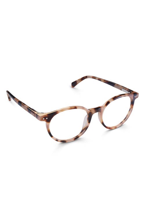 Shop Eyebobs Case Closed 49mm Round Reading Glasses In Pink Tortoise