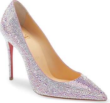 Chrisitian Louboutin Kate Crystal Embellished Pointed Toe Pump