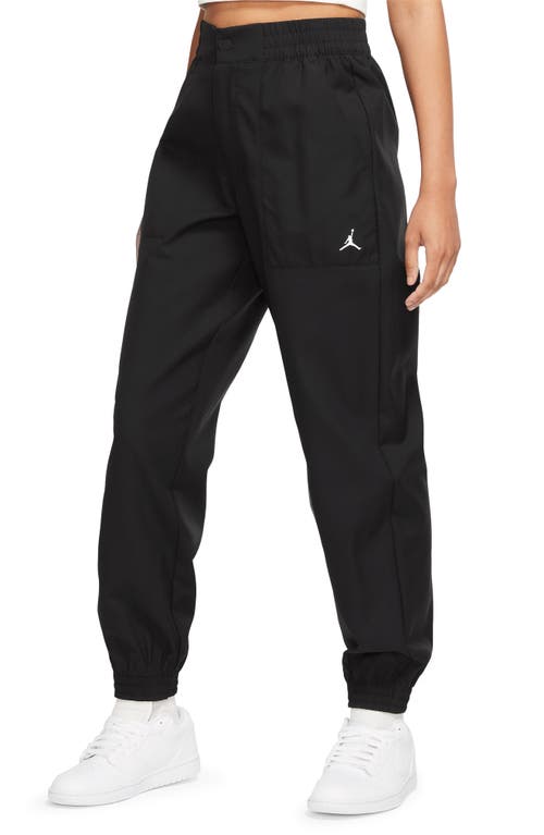 Shop Jordan Dri-fit Joggers In Black/smoke Grey