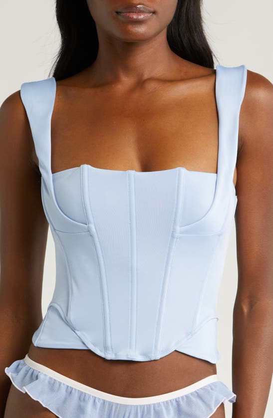 Hah Knock Out Corset In Periwinkle