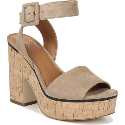 Sarto By Franco Sarto Franny Platform Sandal- Beige