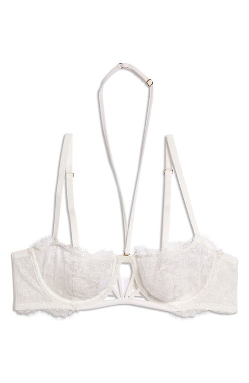 Shop Etam Seranade Underwire Balconette Bra In Ecru