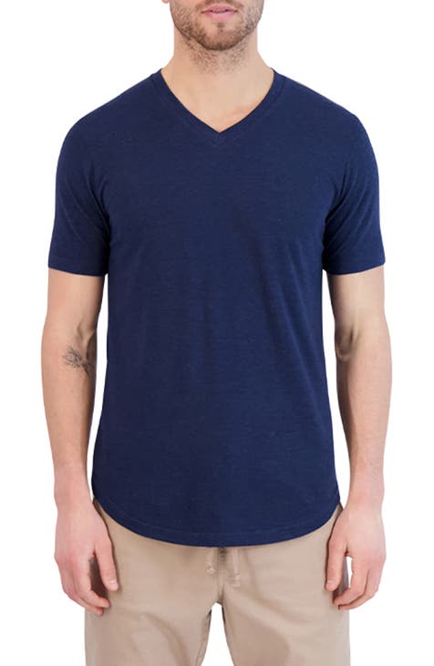 Profile Men's Royal/Light Blue Los Angeles Dodgers Solid V-Neck T-Shirt