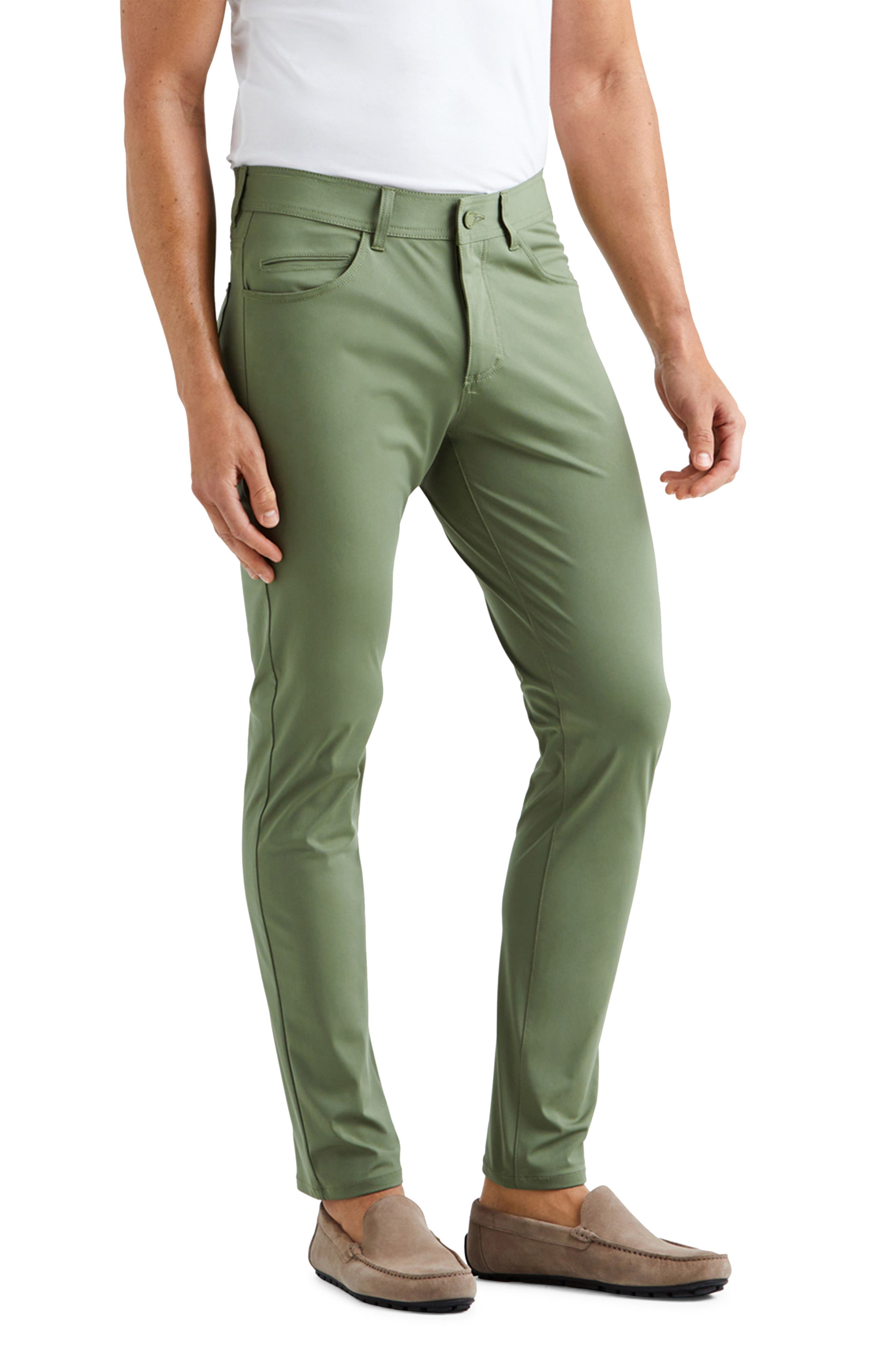 Mens olive green khaki pants Clearance