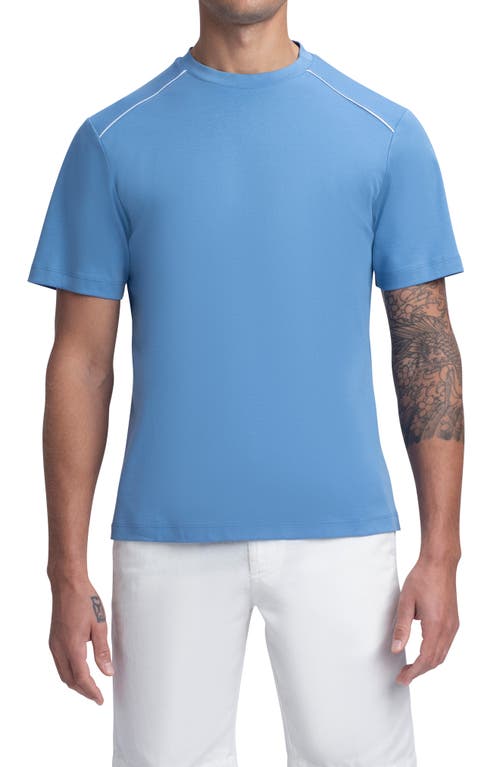 Bugatchi Crewneck T-Shirt in Riviera at Nordstrom, Size Xx-Large