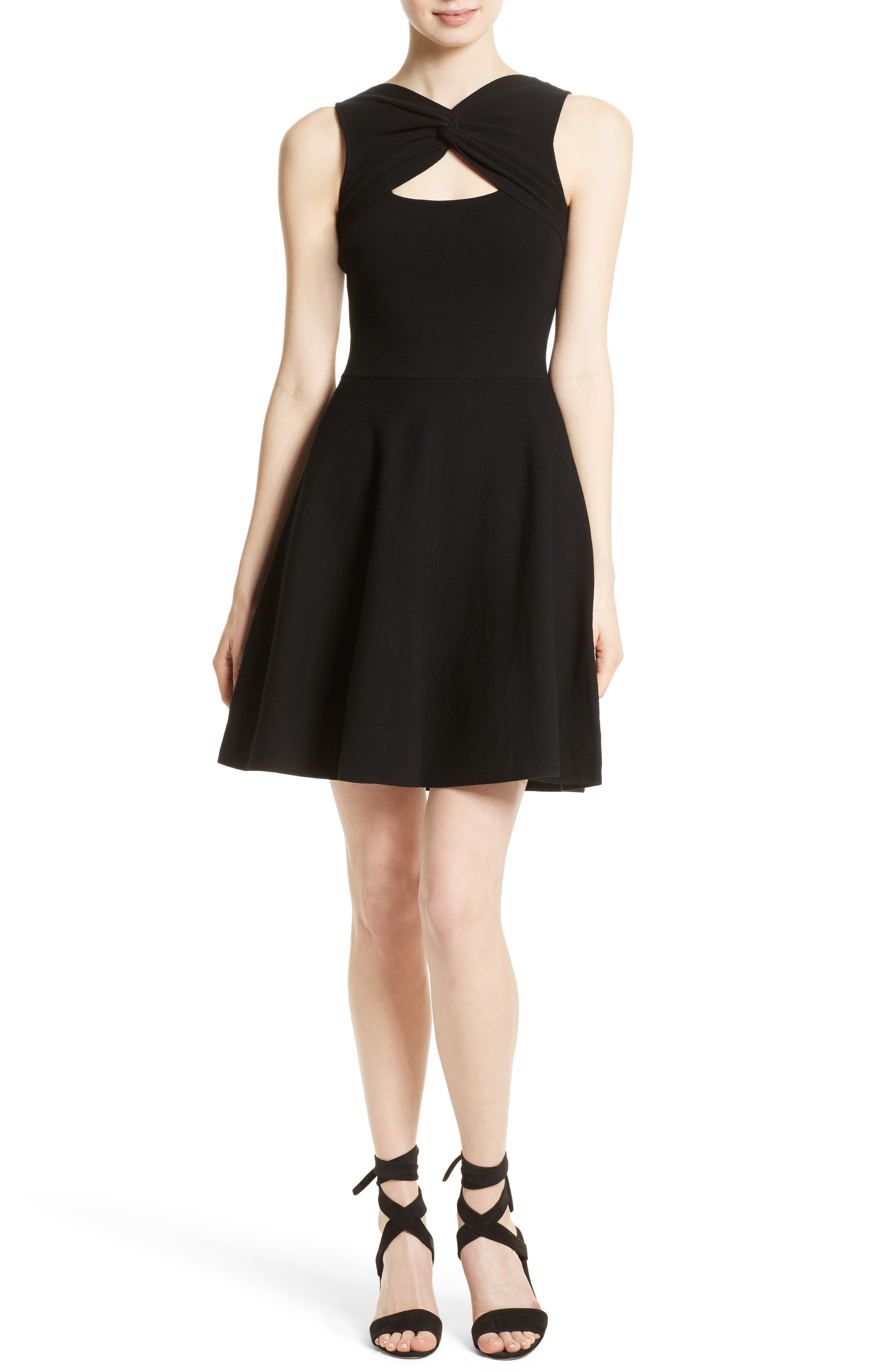 milly fit and flare dress