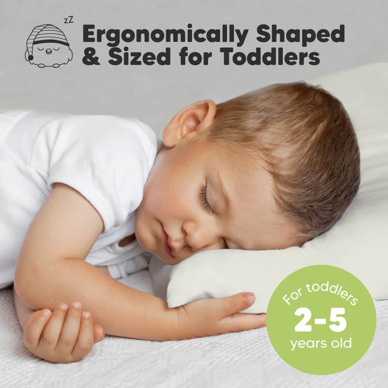 Shop Keababies 2-pack Toddler Pillows In Pearl Gray