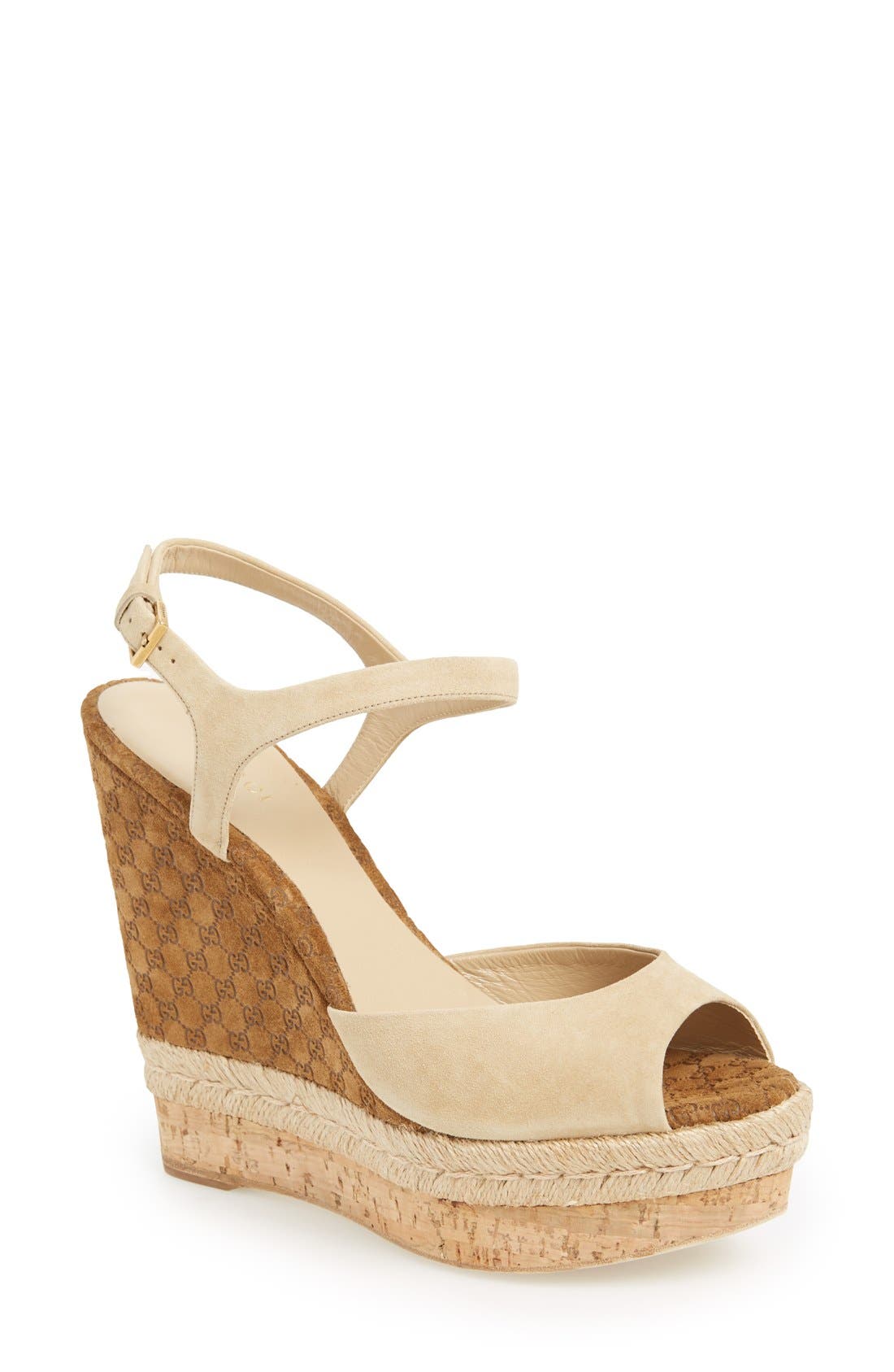 Gucci 'Hollie' Wedge Sandal (Women) Nordstrom