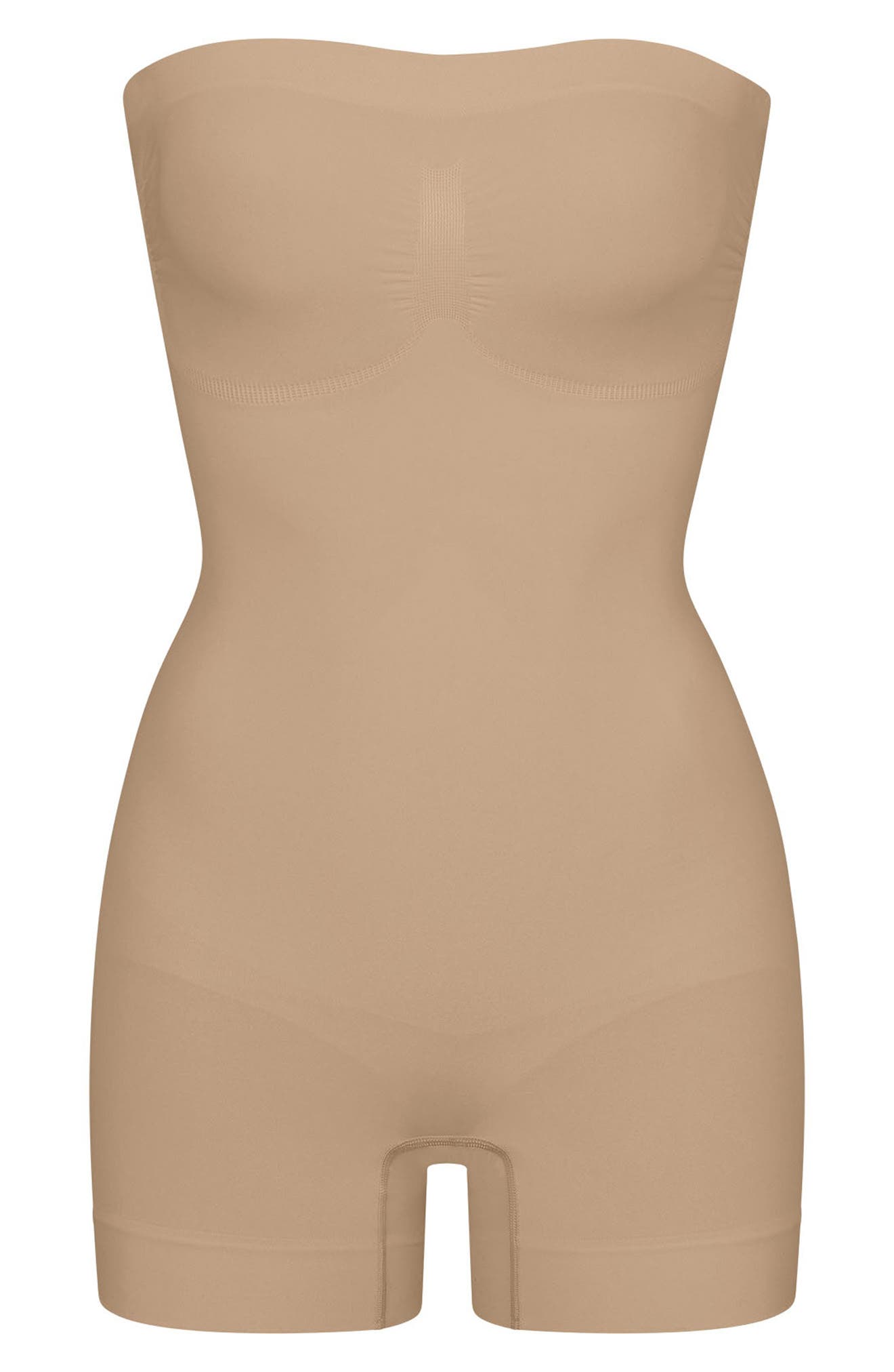 SKIMS Seamless Sculpt Strapless Shortie Bodysuit Nordstrom