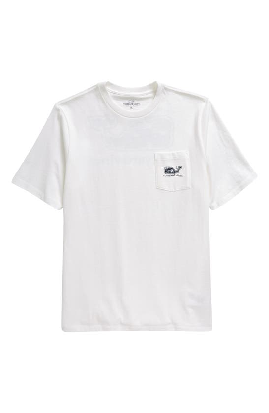Shop Vineyard Vines Kids' Stamp Crab T-shirt In White Cap