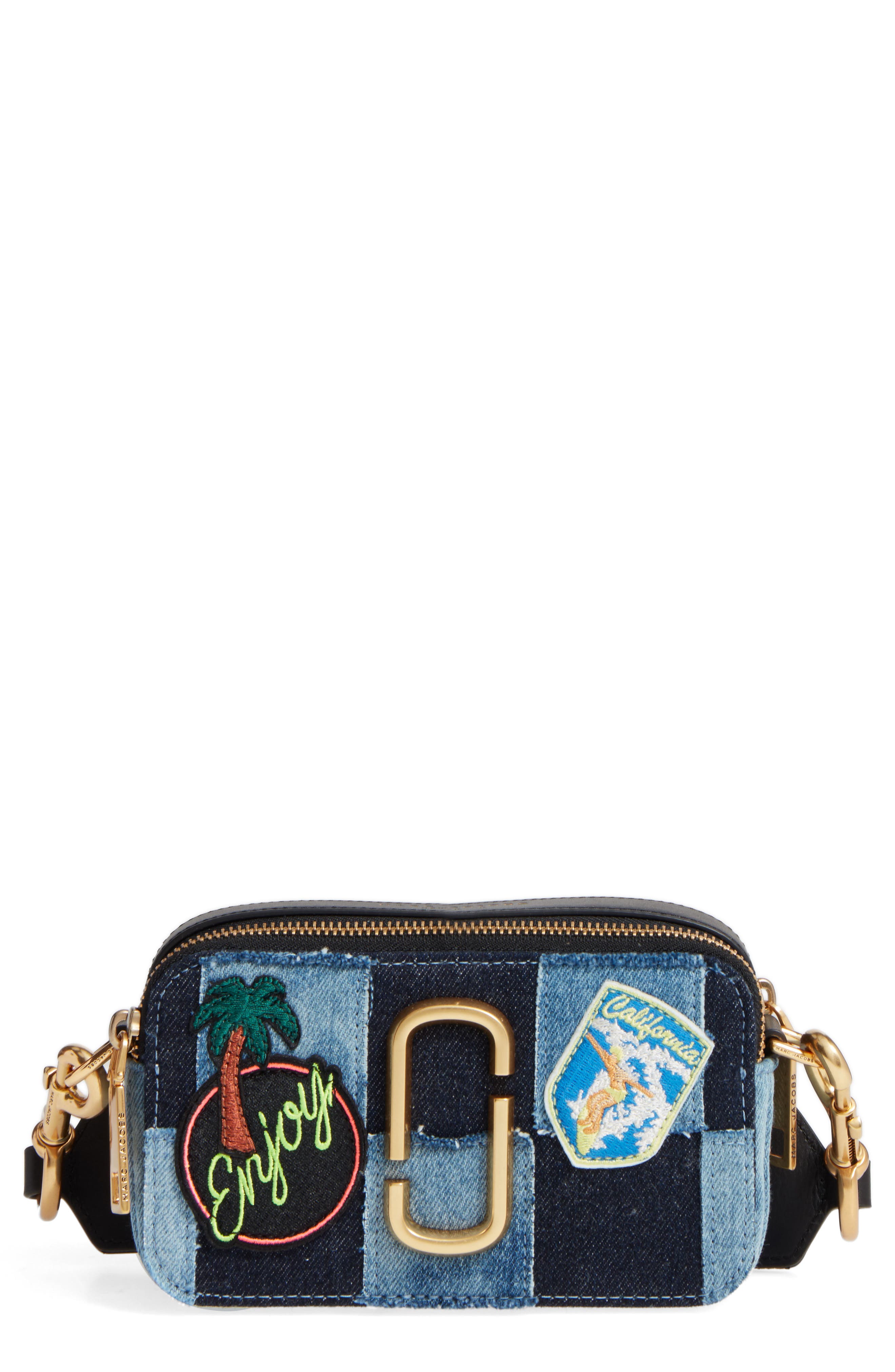 MARC JACOBS Denim Snapshot Crossbody Bag Nordstrom