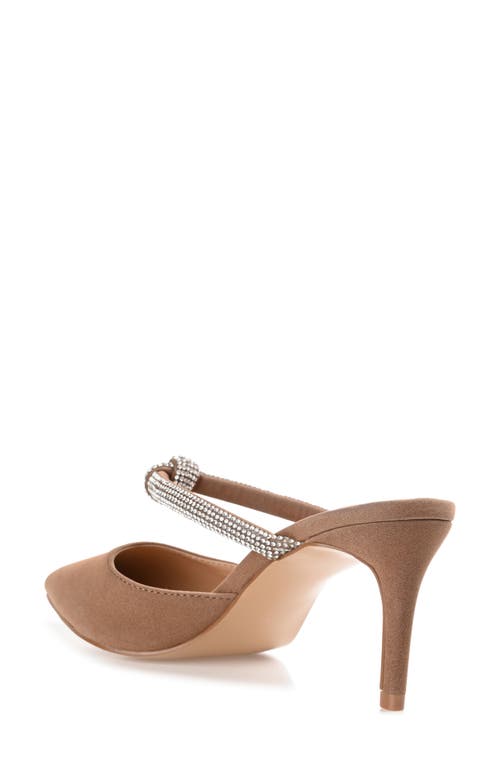 Journee Collection Lunna Mule Pump In Brown