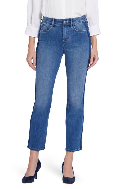 Cuffed Straight Leg Jeans – Blush & Vyne