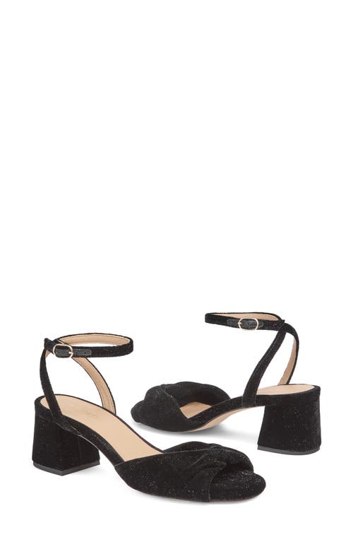 Shop Lk Bennett Joelle Twist Ankle Strap Sandal In Black