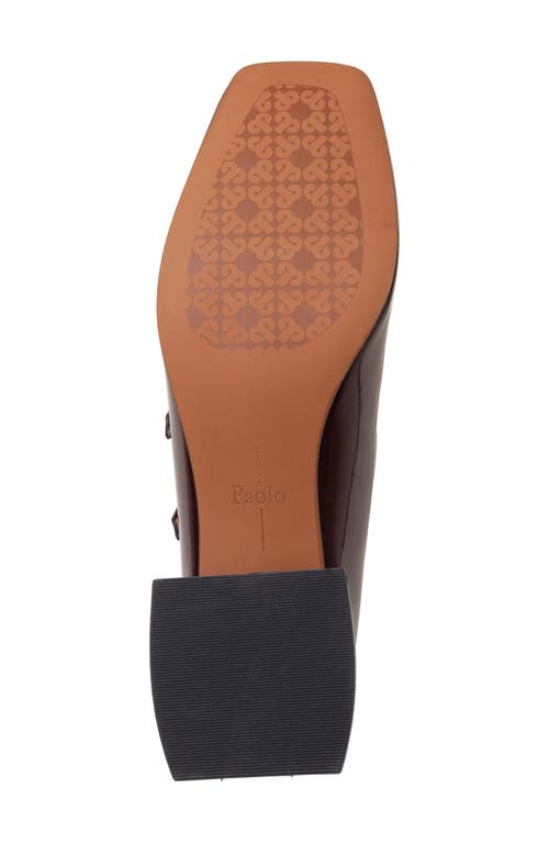 Linea Paolo Maurice Mary Jane Pump In Burgundy