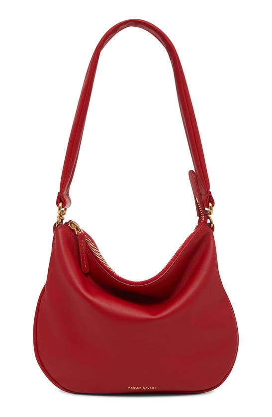 MANSUR GAVRIEL MINI SWING LEATHER SHOULDER BAG