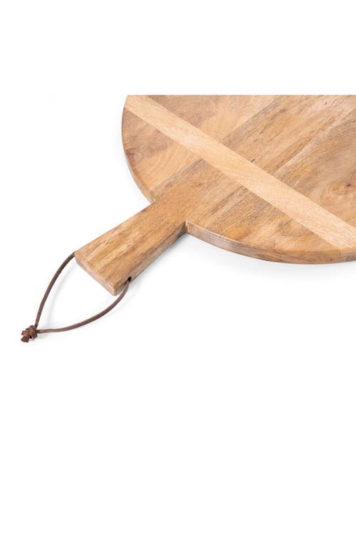 Picnic Time Ravi Round Charcuterie Serving Board In Brown
