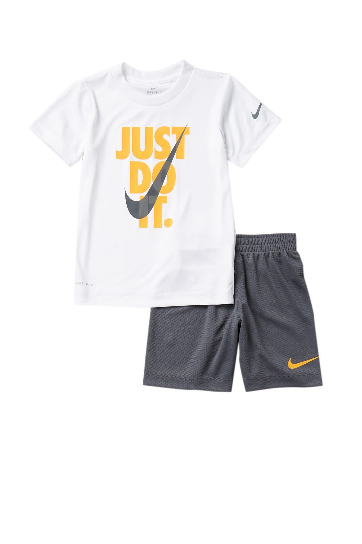 Nike Kids' Just Do It T-shirt & Shorts Set In G1a-bedroc