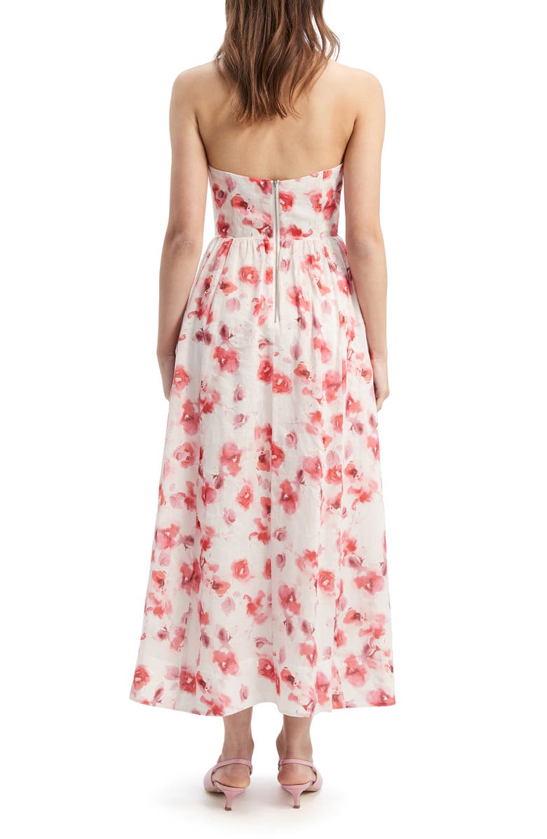 Bardot Lola Floral Strapless Corset Dress | Nordstrom