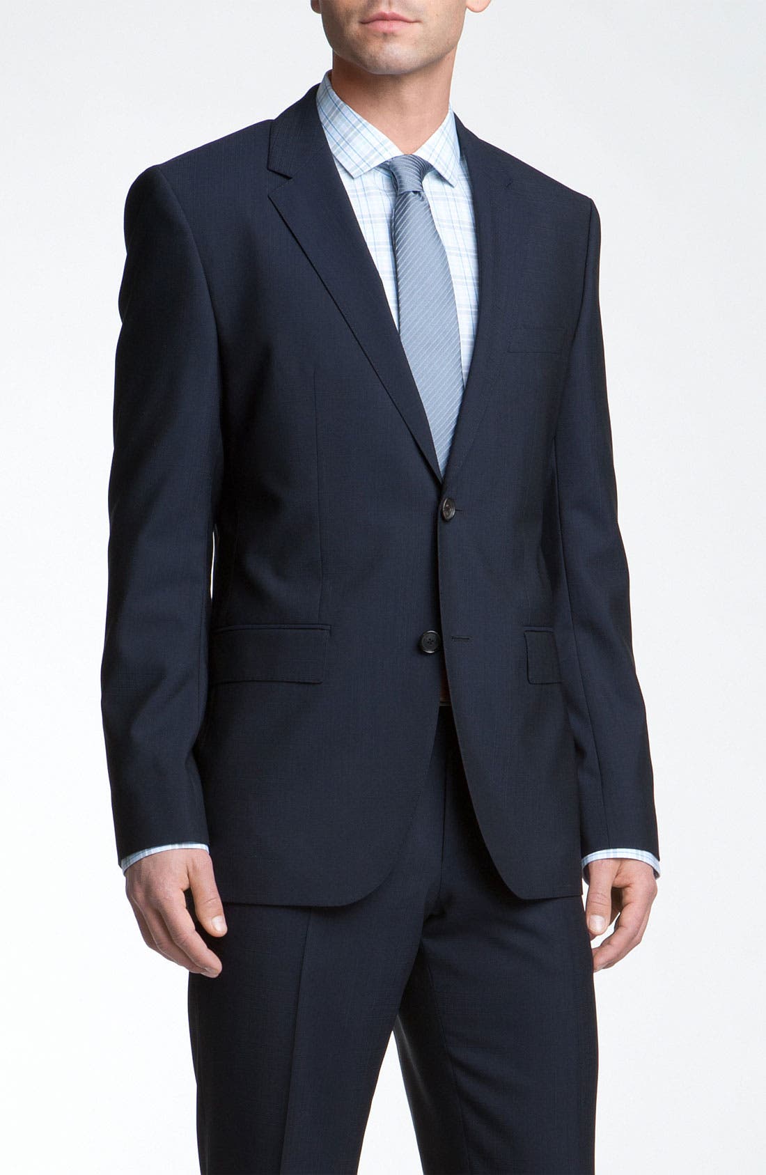 BOSS Black 'Jam/Sharp' Navy Wool Suit Nordstrom