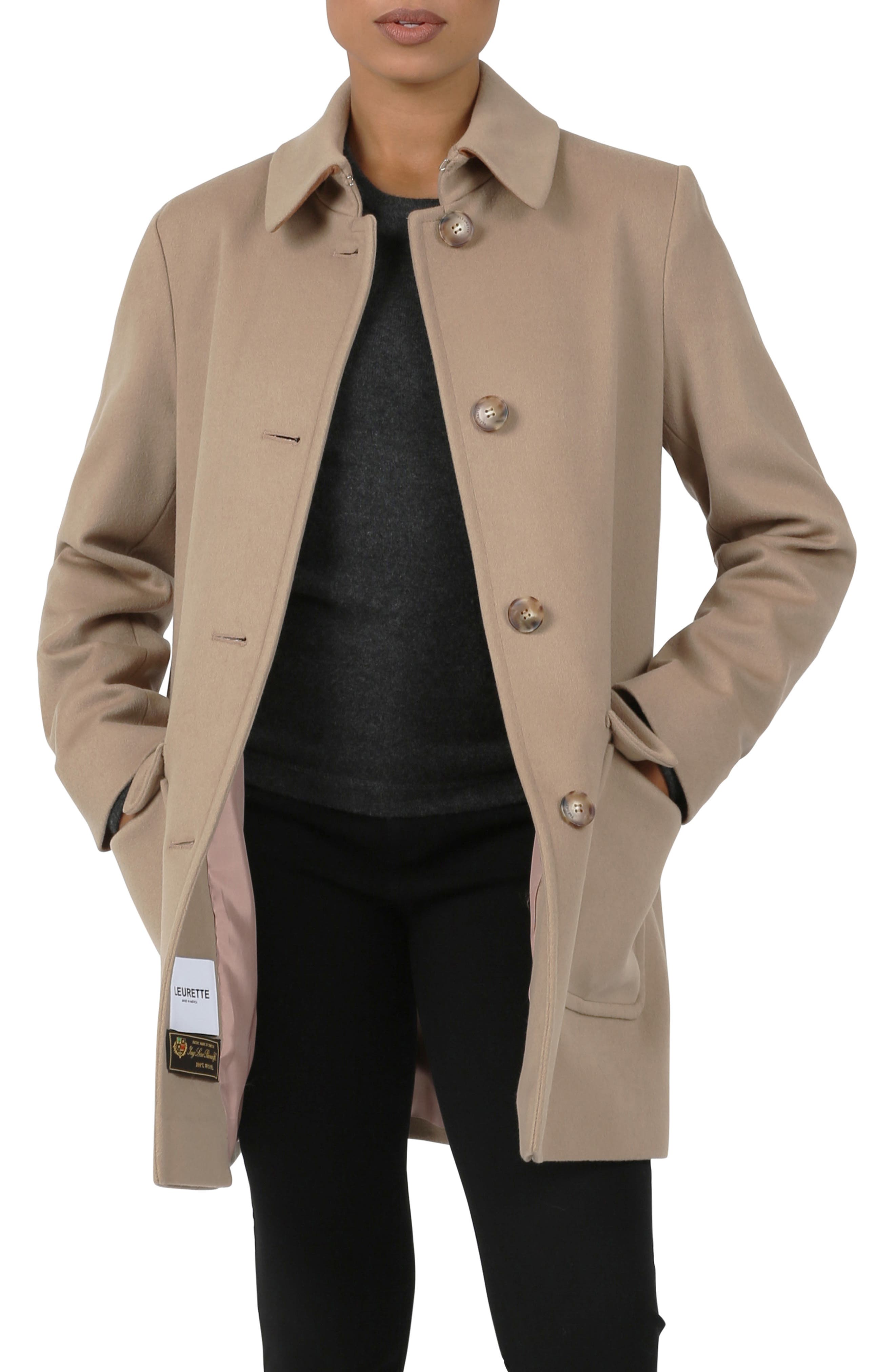 camel wool coat women