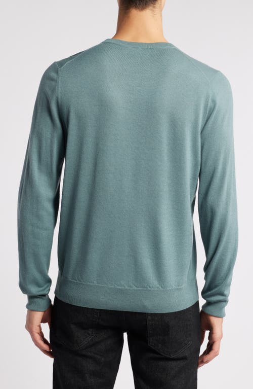 Shop Canali 90th Anniversary Cashmere Crewneck Sweater In Light Green