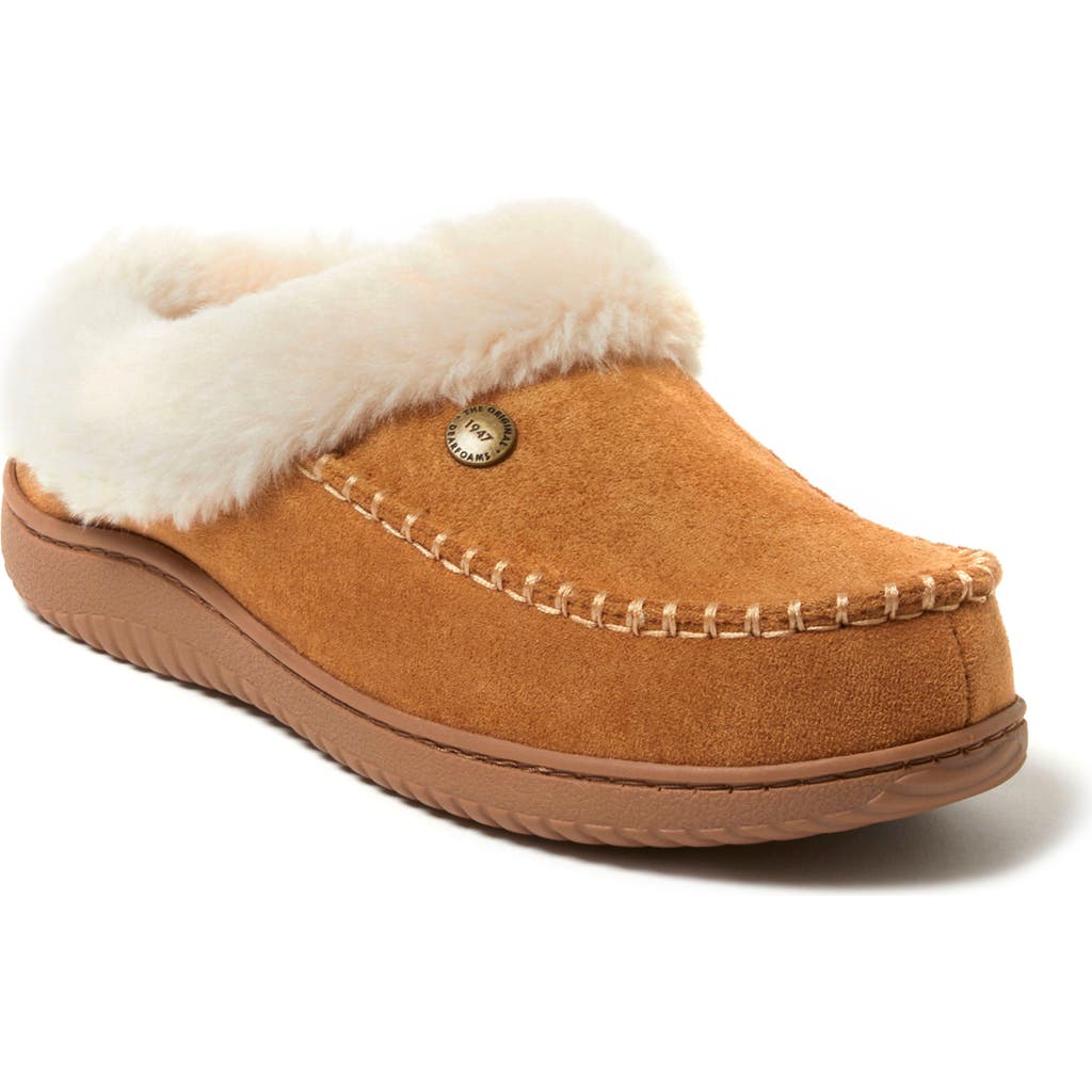 Dearfoams Women's Atley Clog Slipper In Whiskey