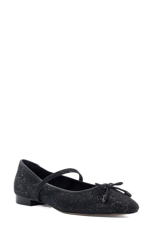 Dune London Holly Mary Jane Flat in Black 