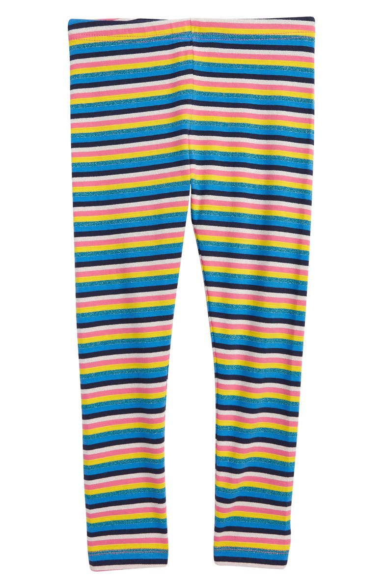 TUCKER + TATE Sparkle Stripe Leggings, Main, color, PINK SHOCK MULTI STRIPE