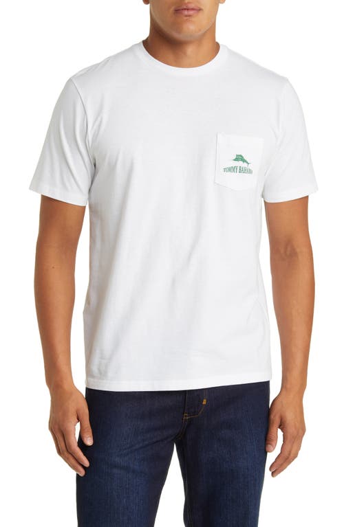 Tommy Bahama Crawl Fun & Games Pocket Graphic T-Shirt in White at Nordstrom, Size Xx-Large